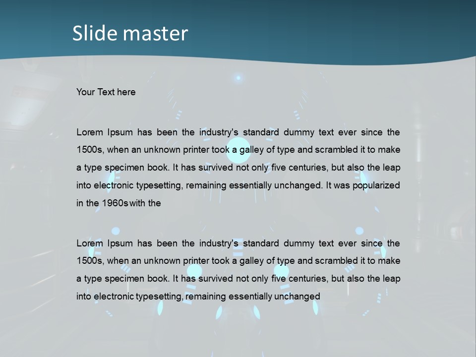 Sci Cyber Android PowerPoint Template