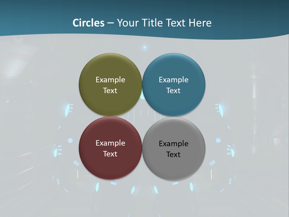 Sci Cyber Android PowerPoint Template