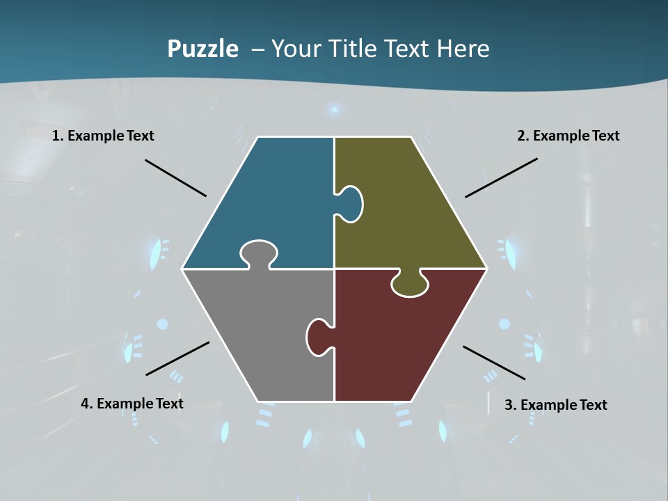 Sci Cyber Android PowerPoint Template