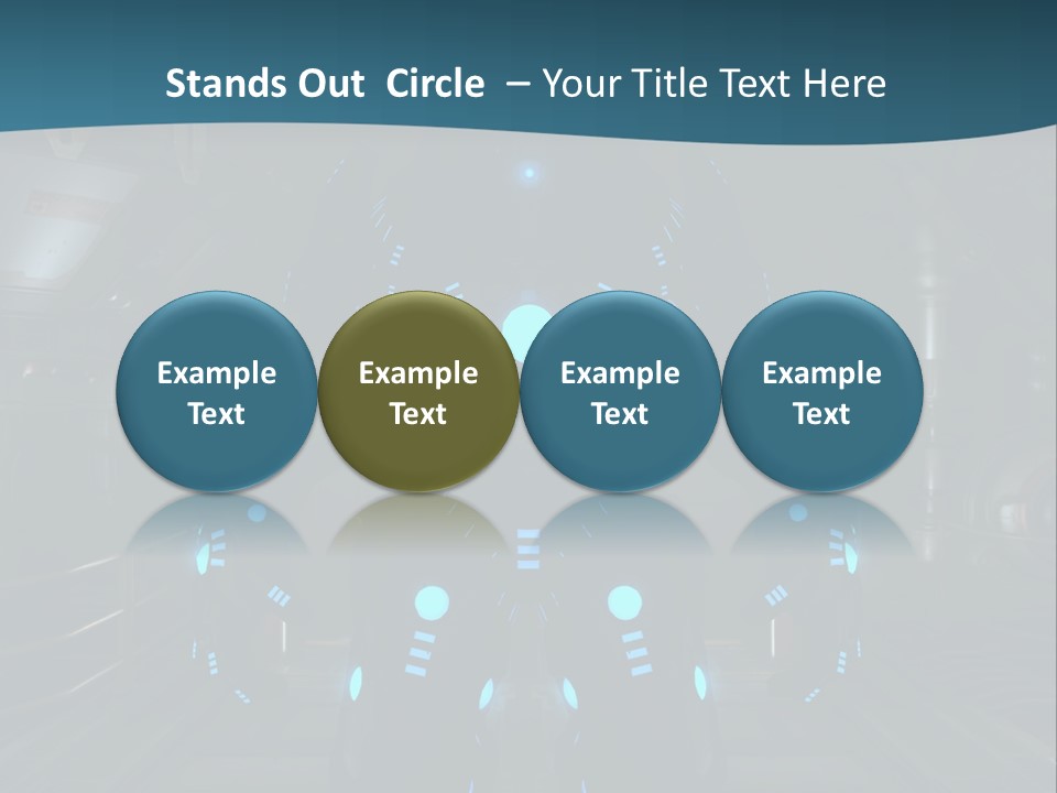 Sci Cyber Android PowerPoint Template