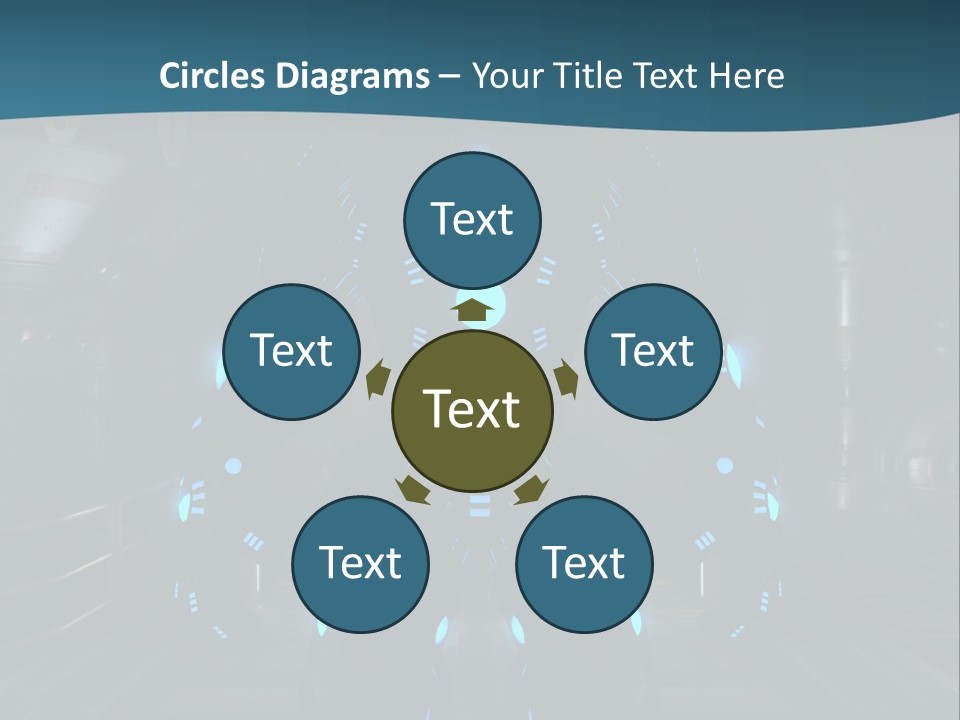 Sci Cyber Android PowerPoint Template