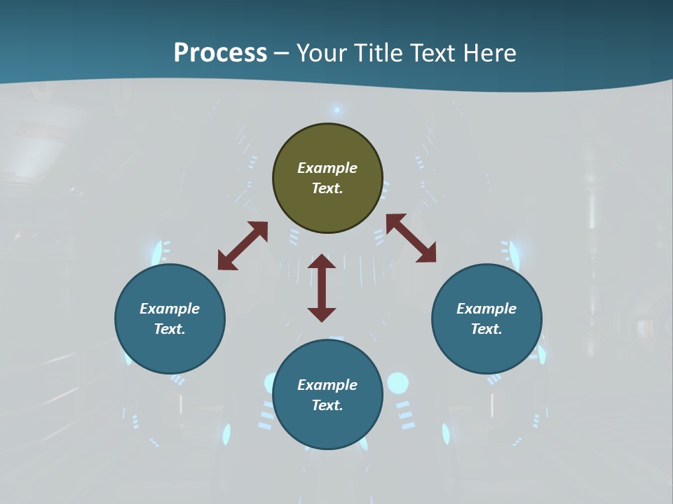 Sci Cyber Android PowerPoint Template