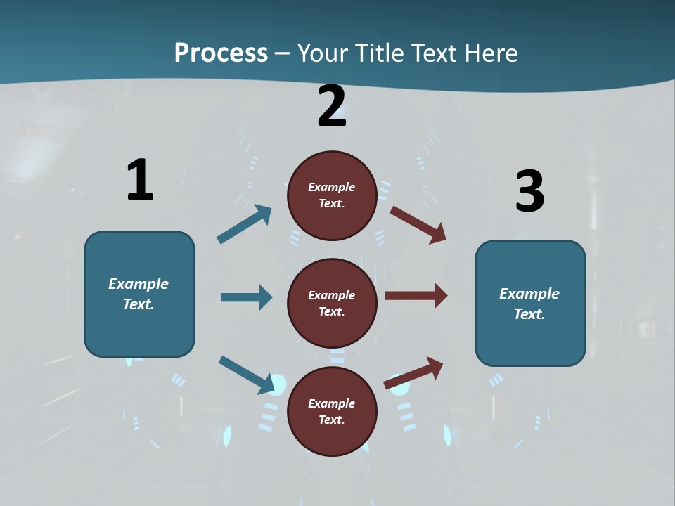 Sci Cyber Android PowerPoint Template
