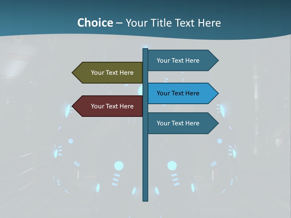 Sci Cyber Android PowerPoint Template