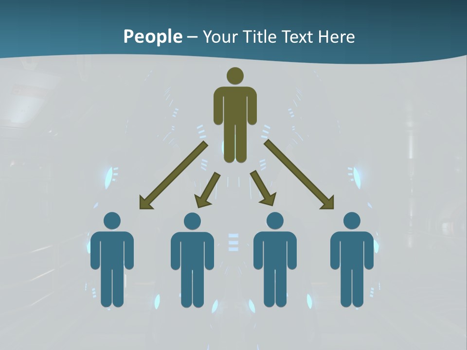 Sci Cyber Android PowerPoint Template