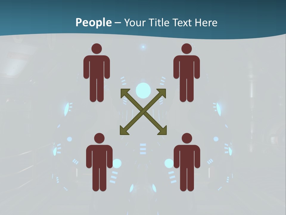 Sci Cyber Android PowerPoint Template