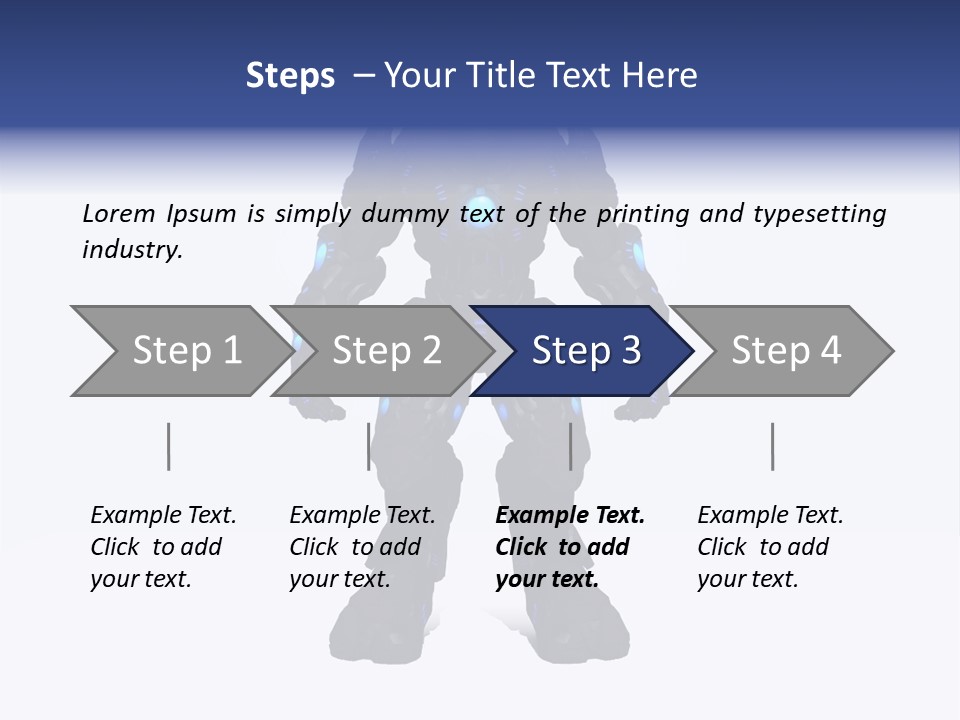 Weapon Character Illustration PowerPoint Template