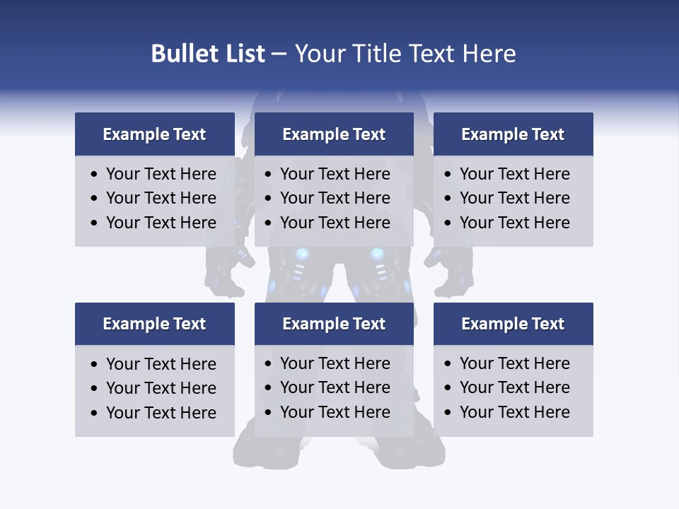Weapon Character Illustration PowerPoint Template