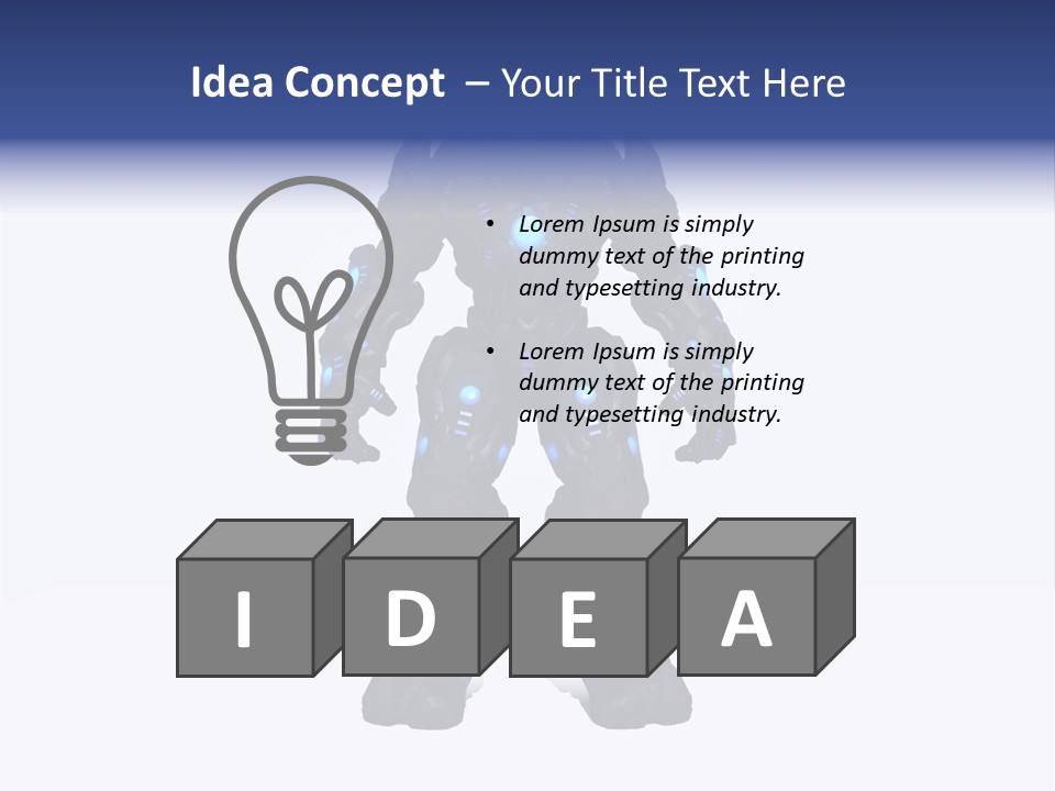 Weapon Character Illustration PowerPoint Template
