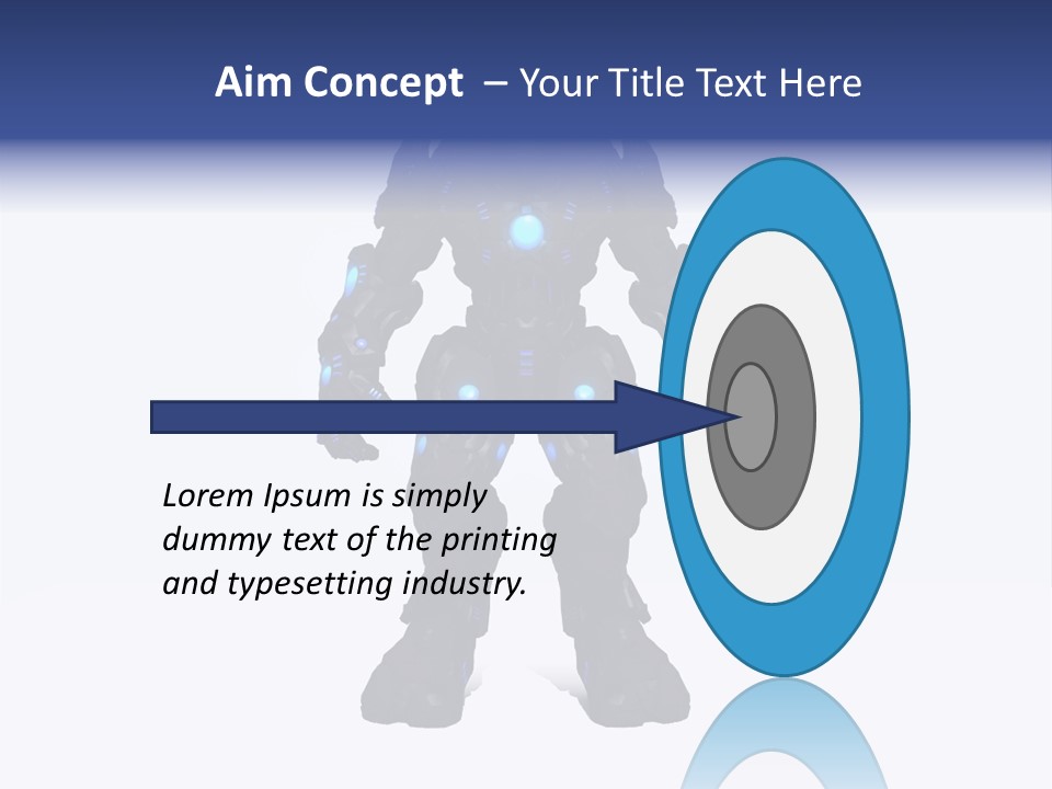 Weapon Character Illustration PowerPoint Template