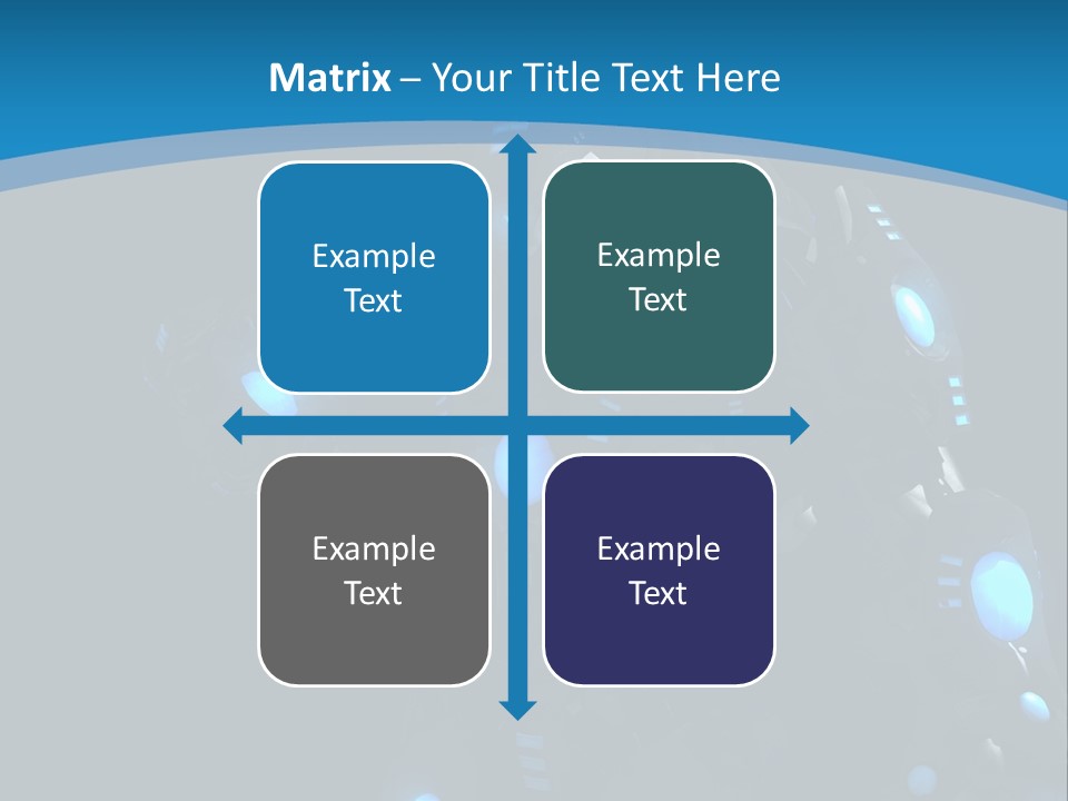 Cybernetic Gaming Technology PowerPoint Template