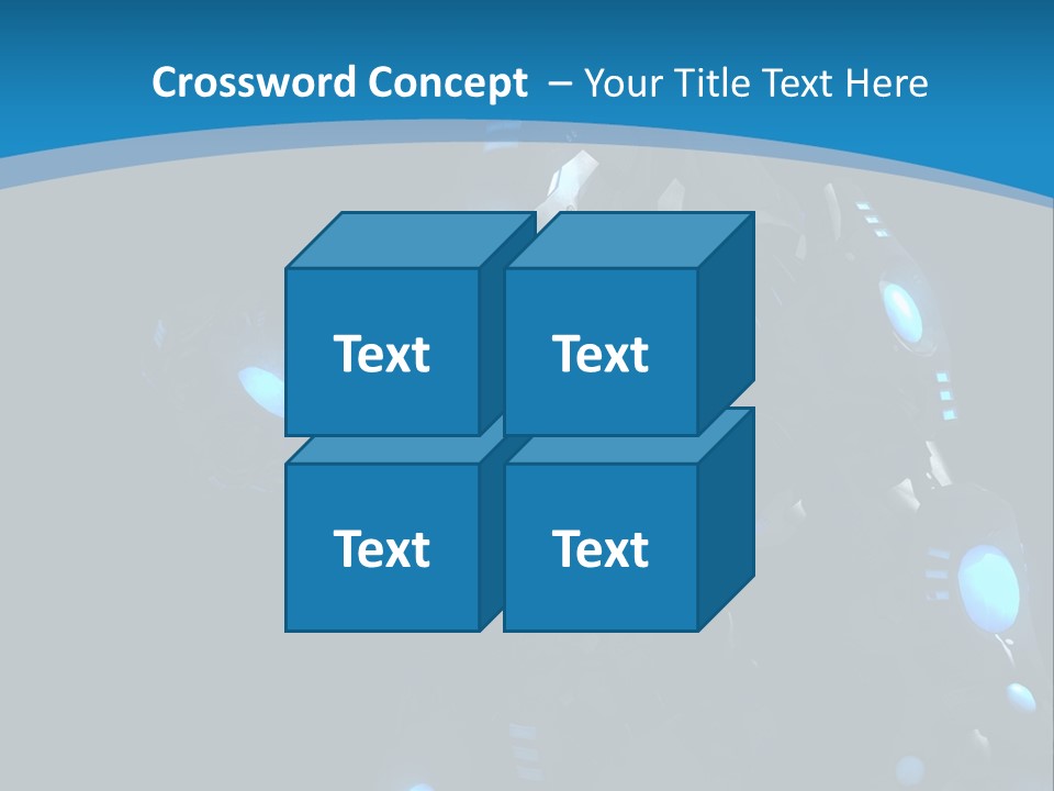 Cybernetic Gaming Technology PowerPoint Template