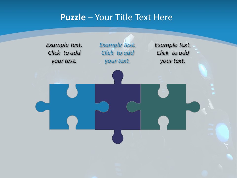 Cybernetic Gaming Technology PowerPoint Template