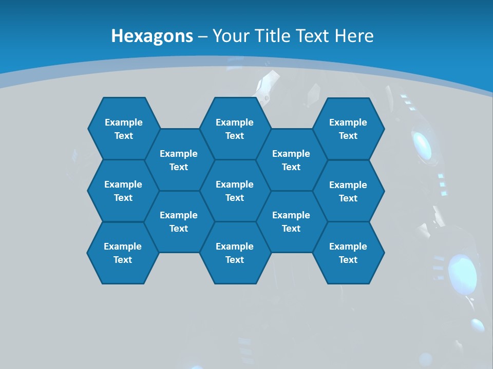Cybernetic Gaming Technology PowerPoint Template
