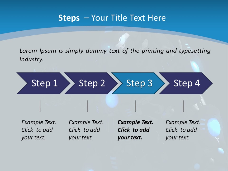 Cybernetic Gaming Technology PowerPoint Template