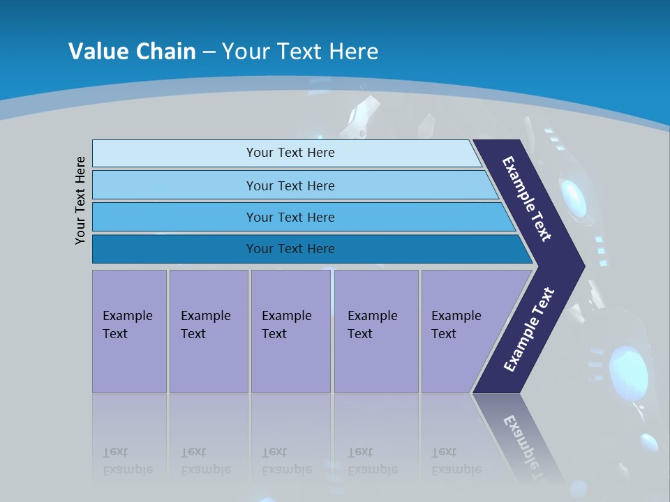 Cybernetic Gaming Technology PowerPoint Template
