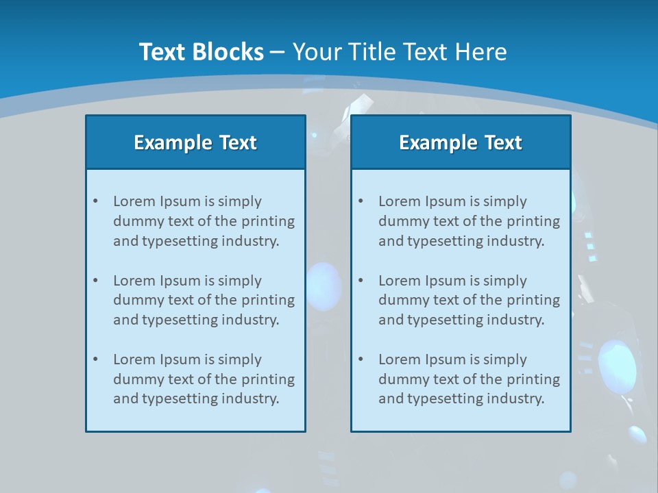 Cybernetic Gaming Technology PowerPoint Template