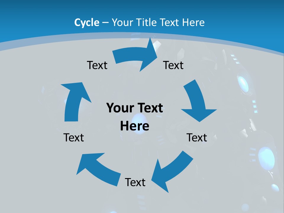 Cybernetic Gaming Technology PowerPoint Template