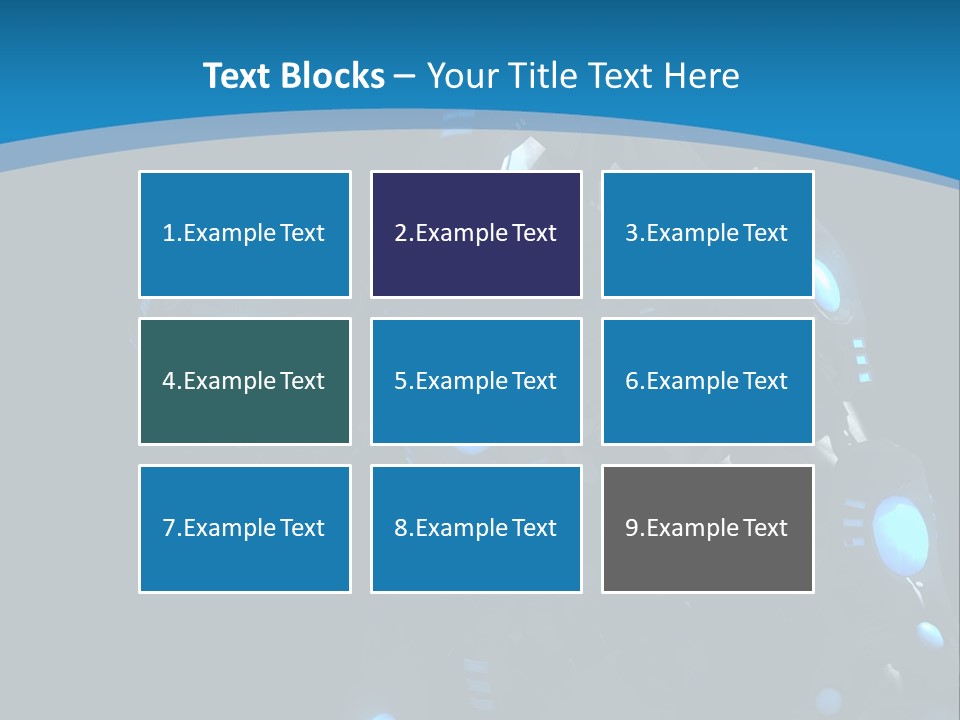 Cybernetic Gaming Technology PowerPoint Template
