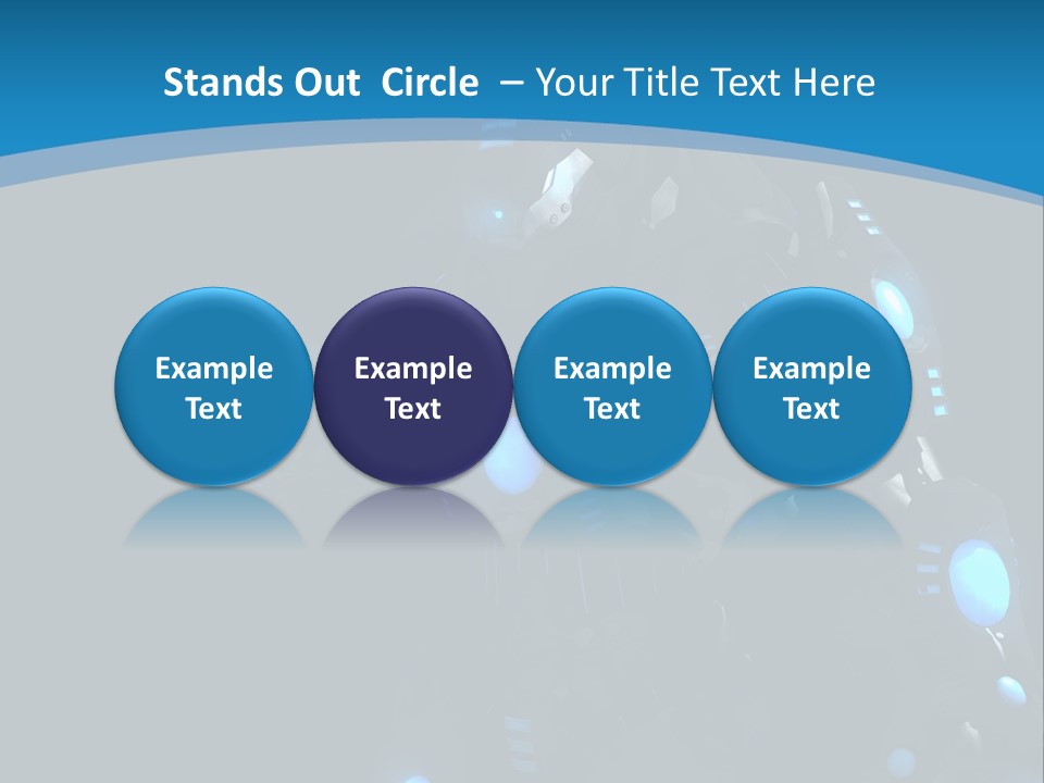 Cybernetic Gaming Technology PowerPoint Template