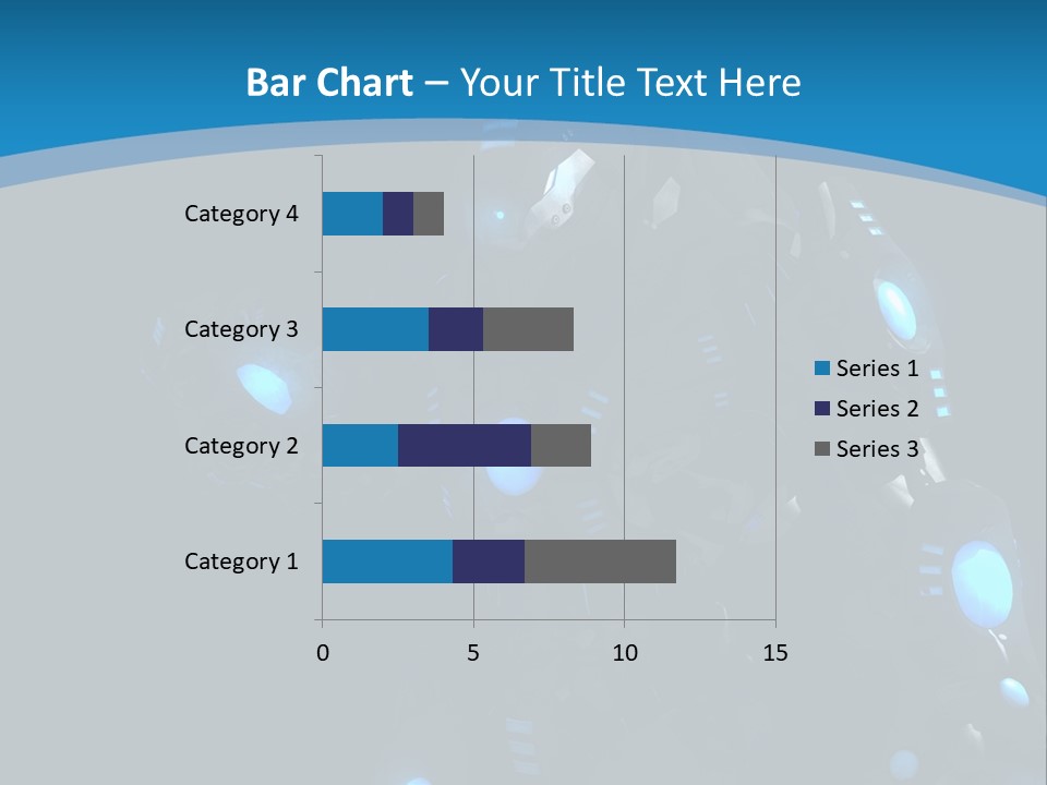 Cybernetic Gaming Technology PowerPoint Template
