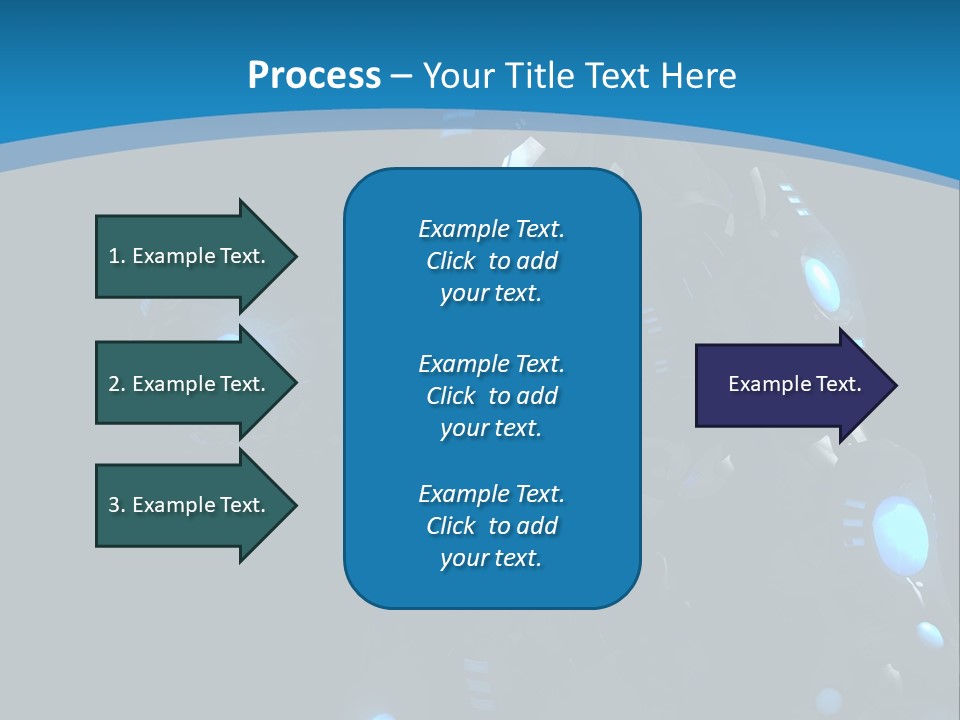 Cybernetic Gaming Technology PowerPoint Template
