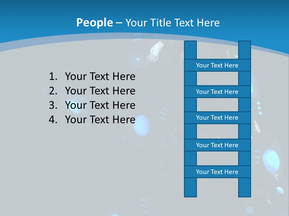 Cybernetic Gaming Technology PowerPoint Template