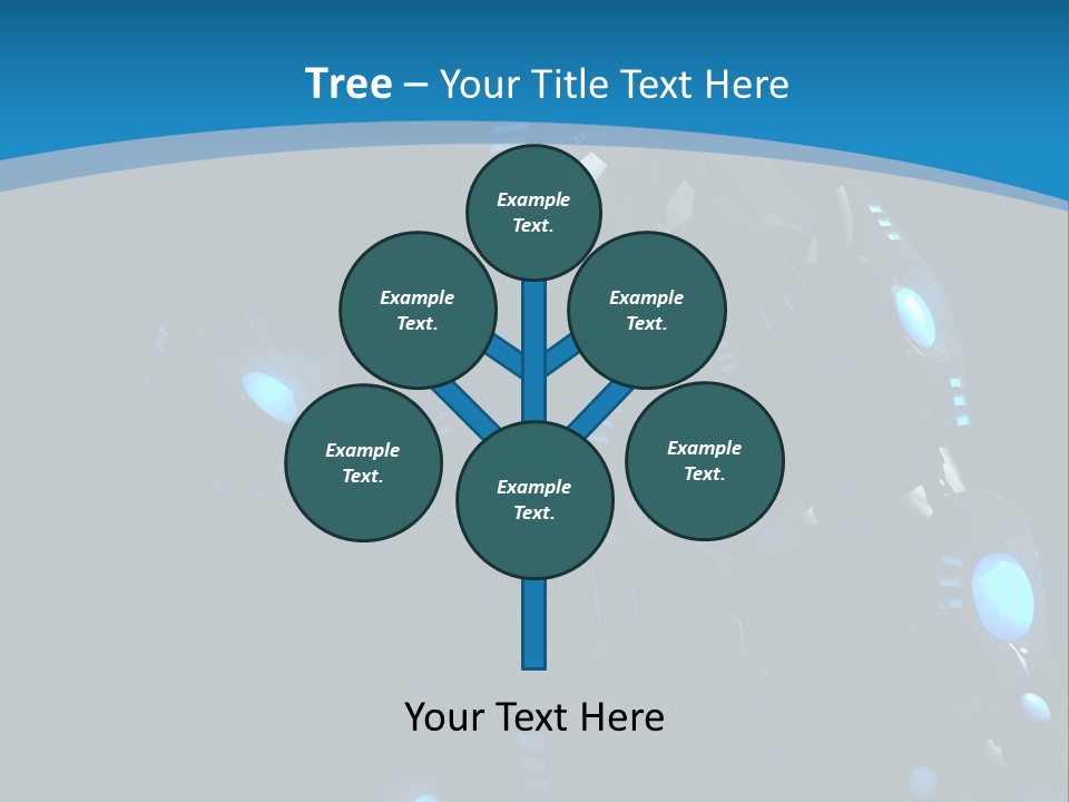 Cybernetic Gaming Technology PowerPoint Template