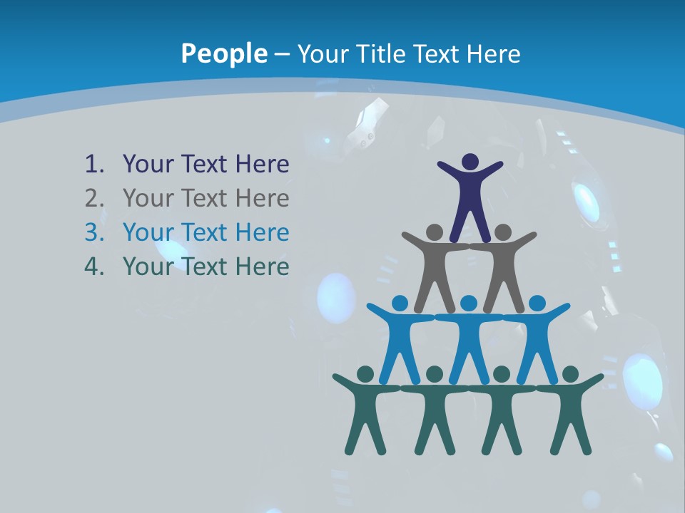 Cybernetic Gaming Technology PowerPoint Template