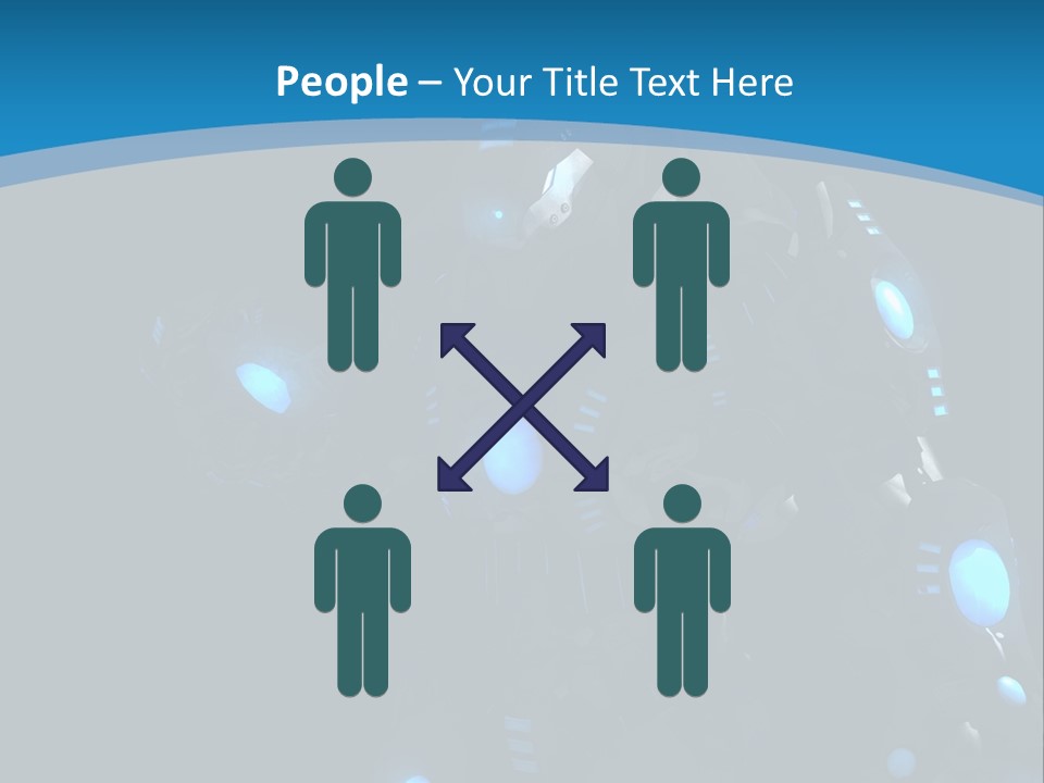 Cybernetic Gaming Technology PowerPoint Template