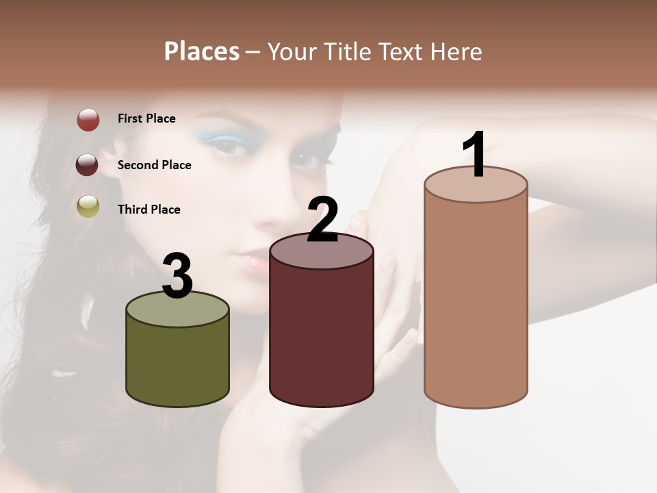 Glamor European Female PowerPoint Template