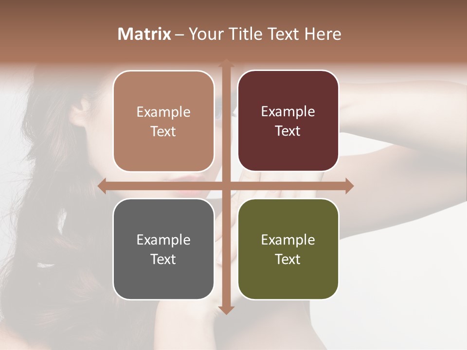 Glamor European Female PowerPoint Template