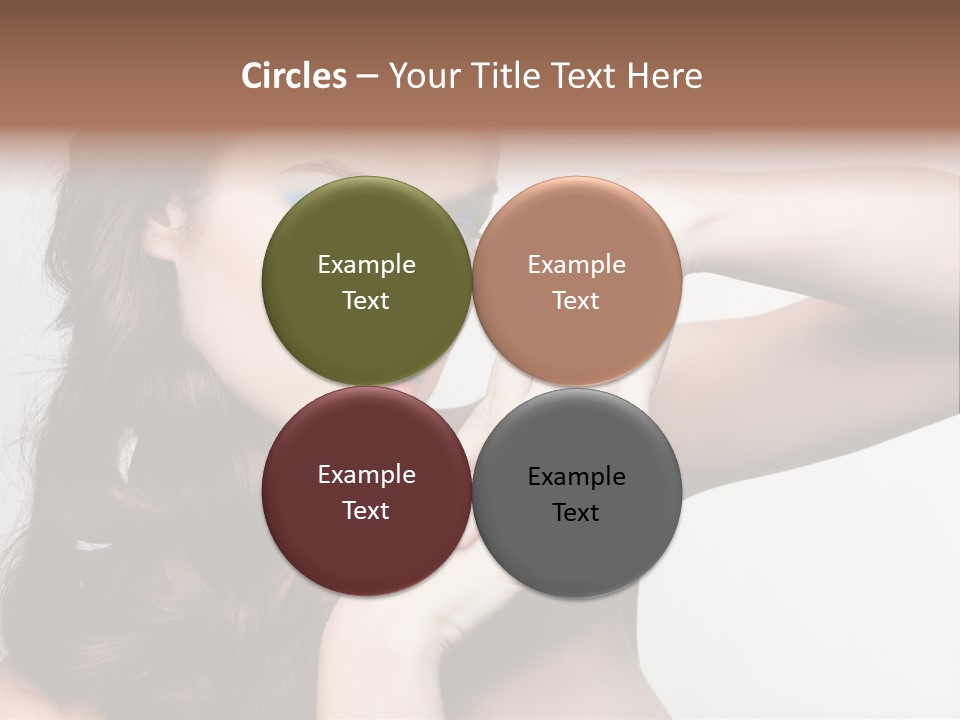 Glamor European Female PowerPoint Template