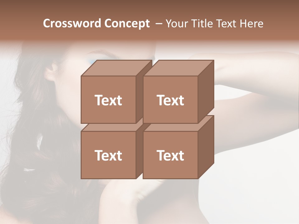 Glamor European Female PowerPoint Template