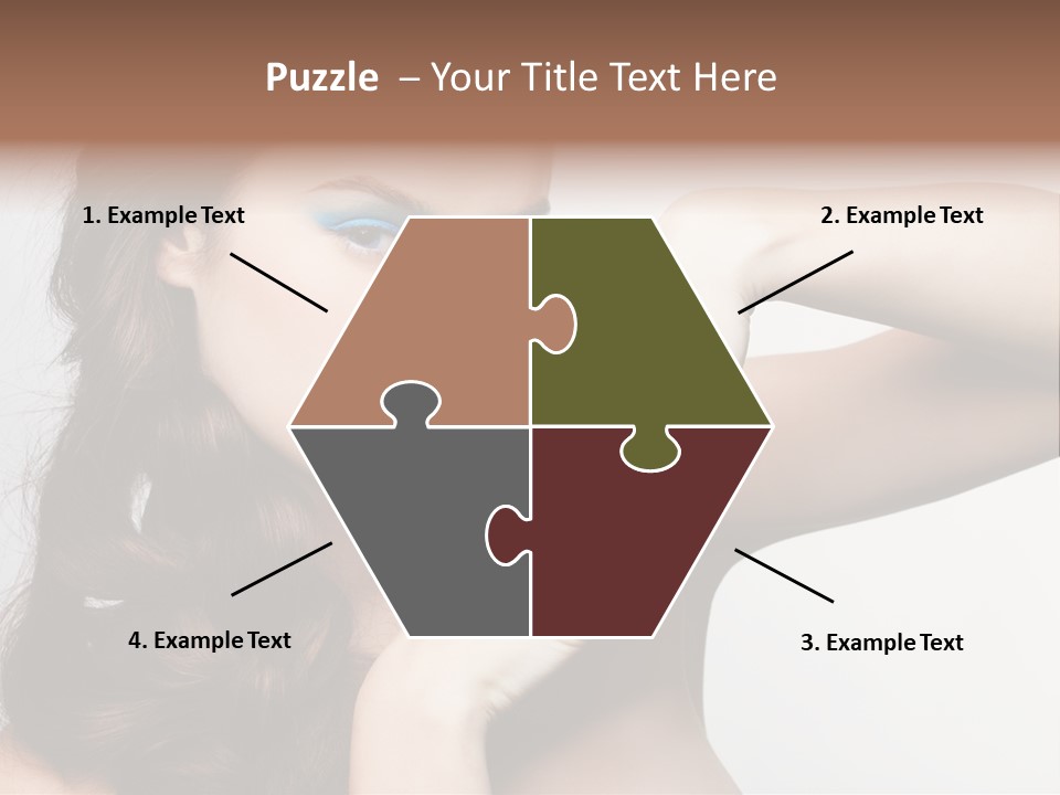 Glamor European Female PowerPoint Template