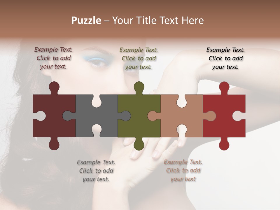 Glamor European Female PowerPoint Template