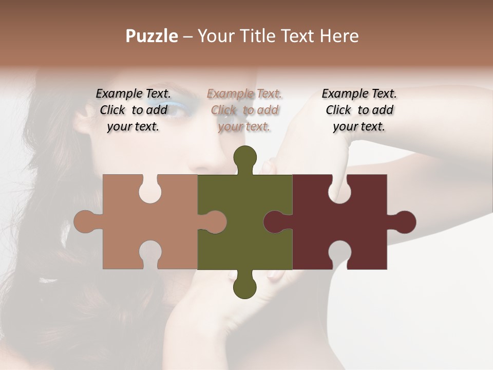 Glamor European Female PowerPoint Template