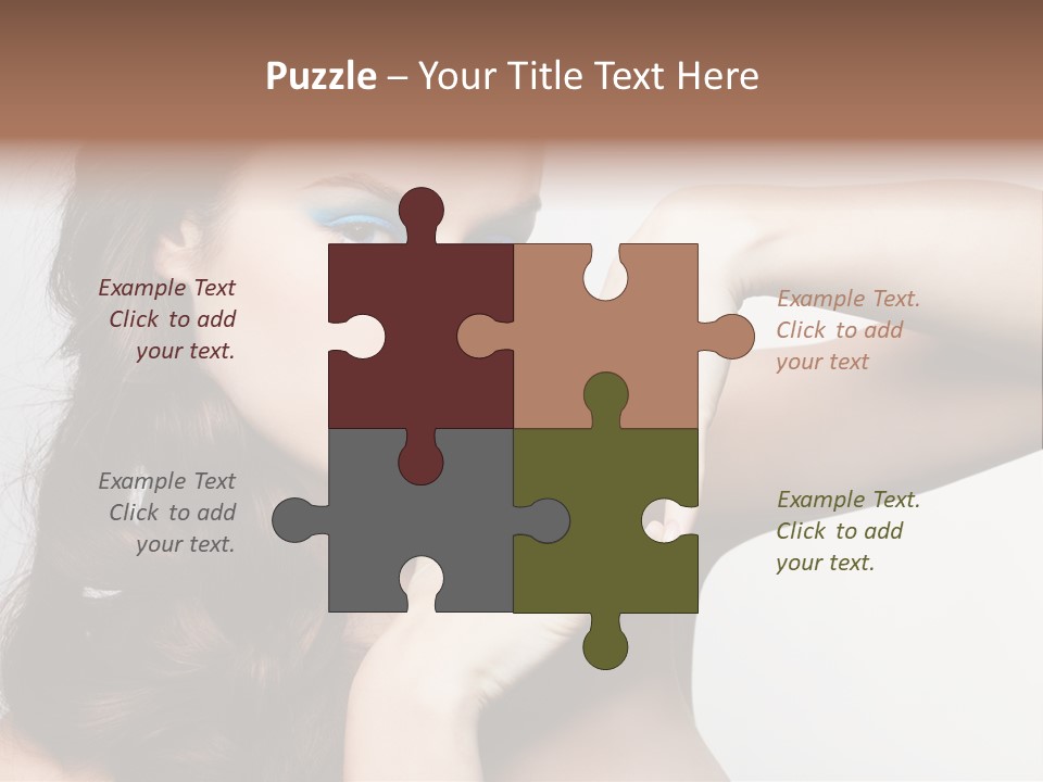 Glamor European Female PowerPoint Template