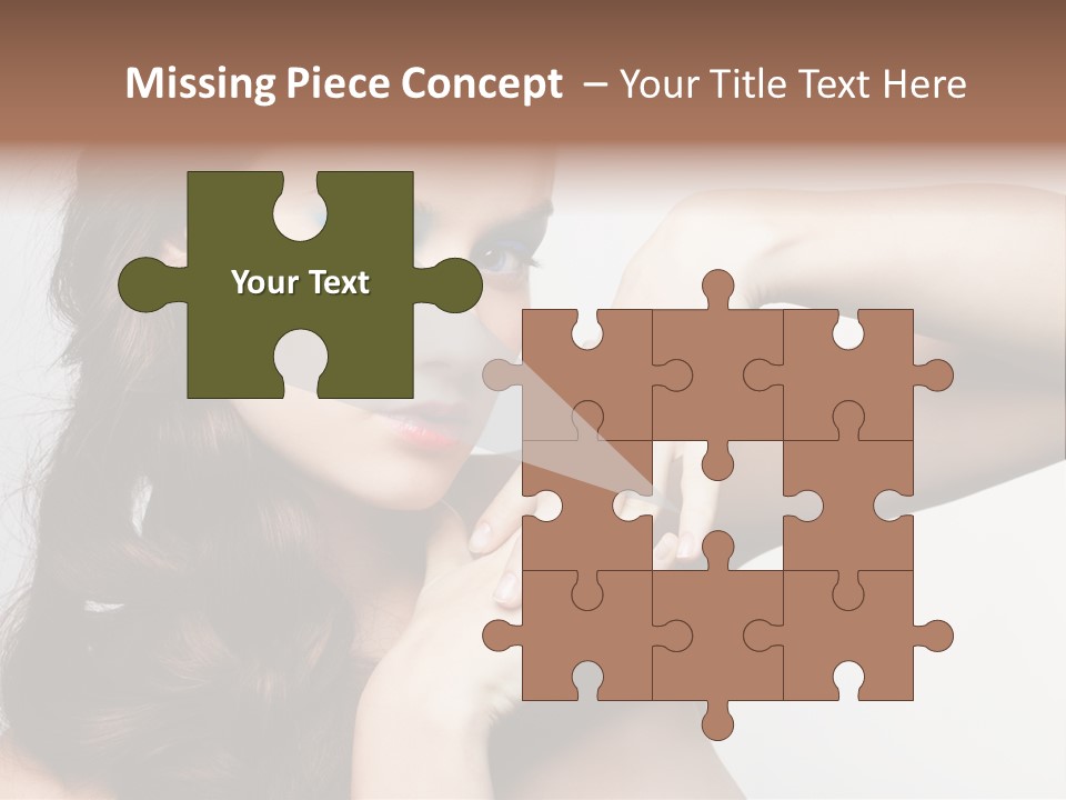 Glamor European Female PowerPoint Template