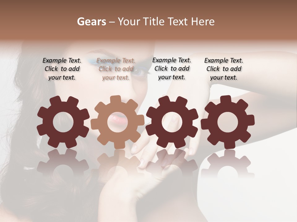 Glamor European Female PowerPoint Template