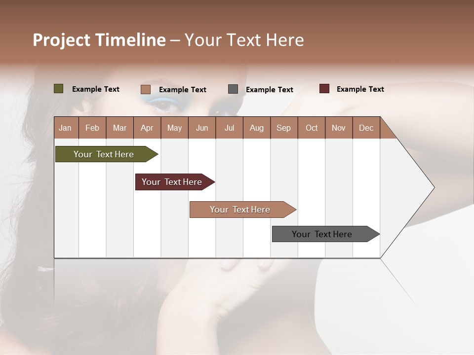 Glamor European Female PowerPoint Template