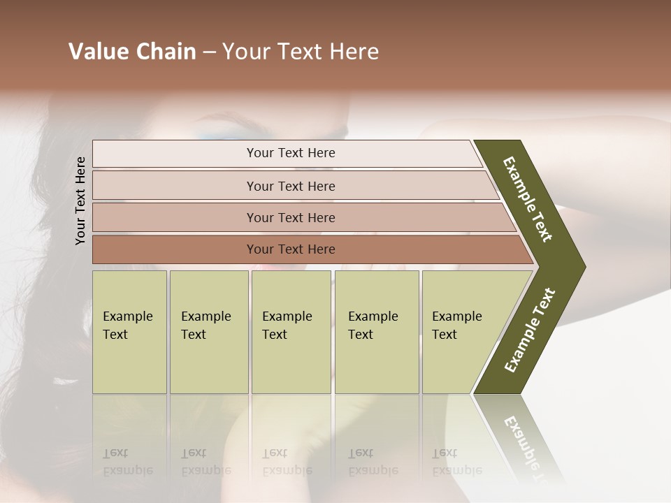 Glamor European Female PowerPoint Template