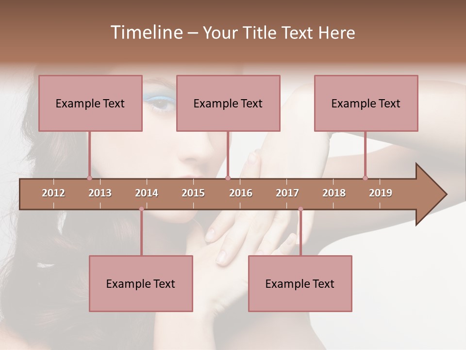 Glamor European Female PowerPoint Template