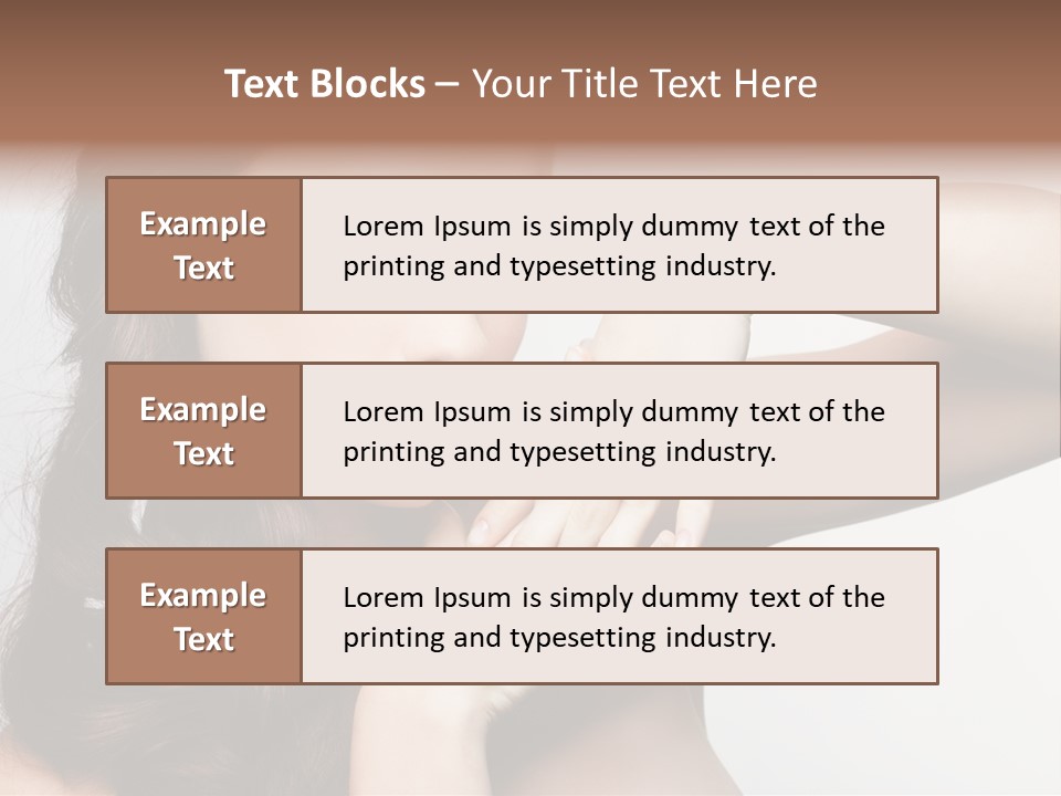 Glamor European Female PowerPoint Template