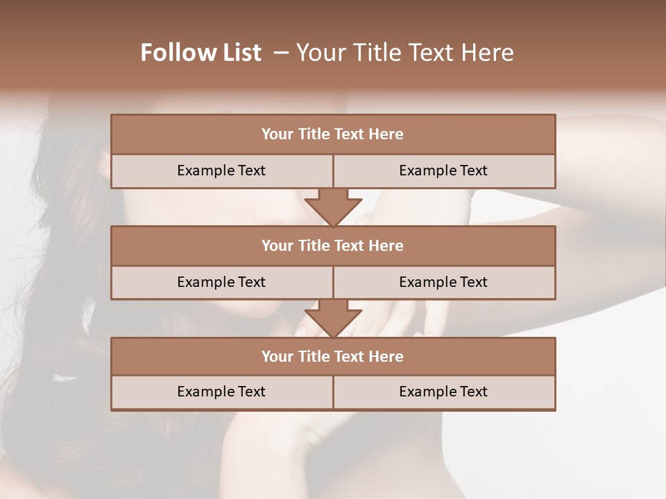 Glamor European Female PowerPoint Template