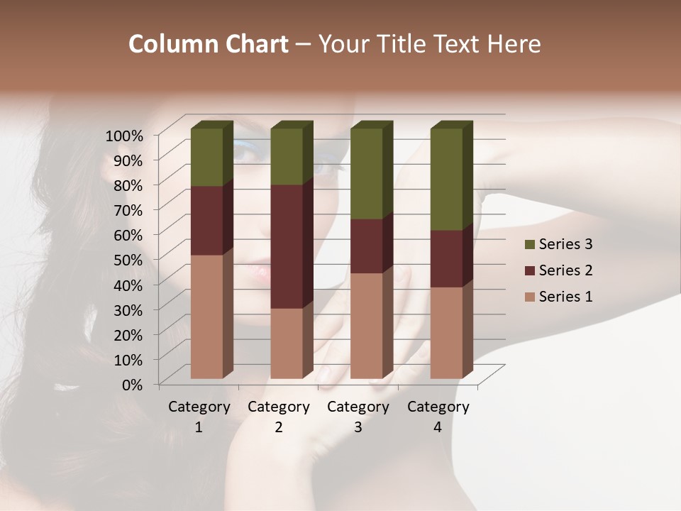 Glamor European Female PowerPoint Template