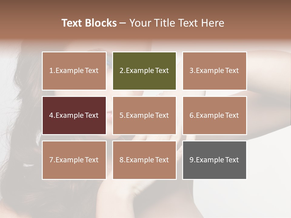 Glamor European Female PowerPoint Template