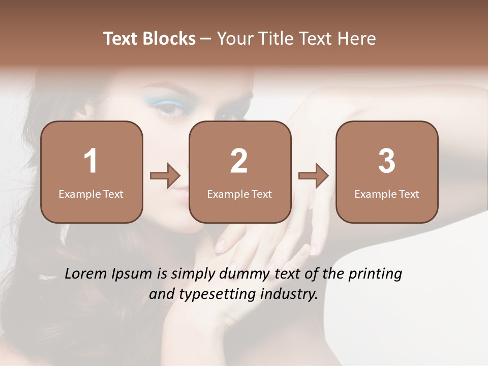 Glamor European Female PowerPoint Template