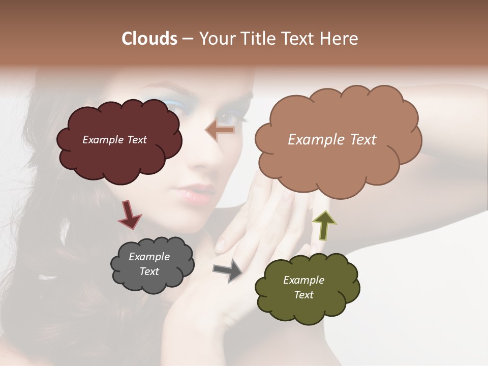 Glamor European Female PowerPoint Template