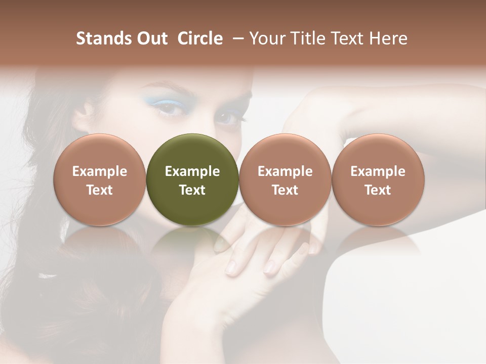 Glamor European Female PowerPoint Template
